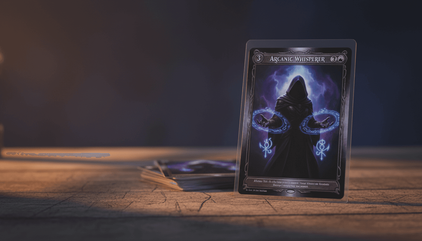 Riftbound Arcane Seer card with spellcaster artwork