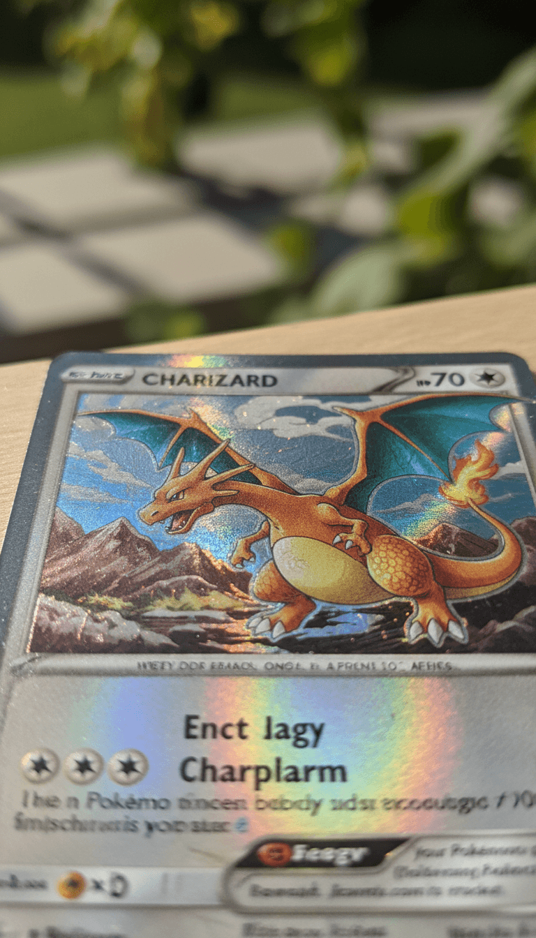 Reverse holo card